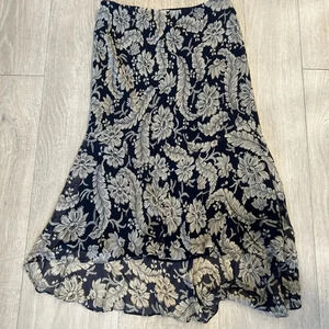 Ralph Lauren silk floral midi/maxi skirt.